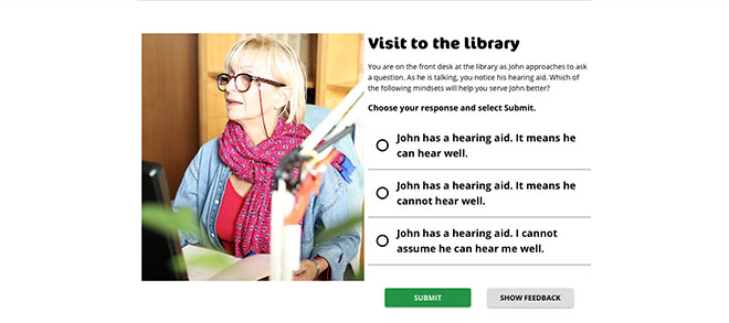 hearing training for library staff