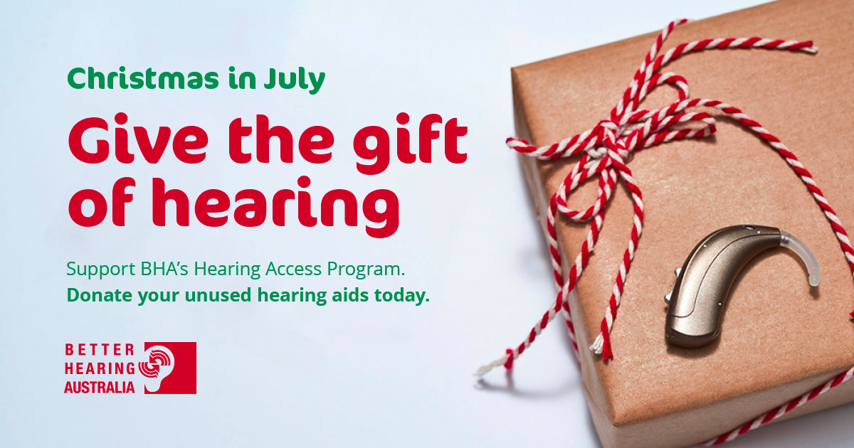 Donate your unused hearing aids